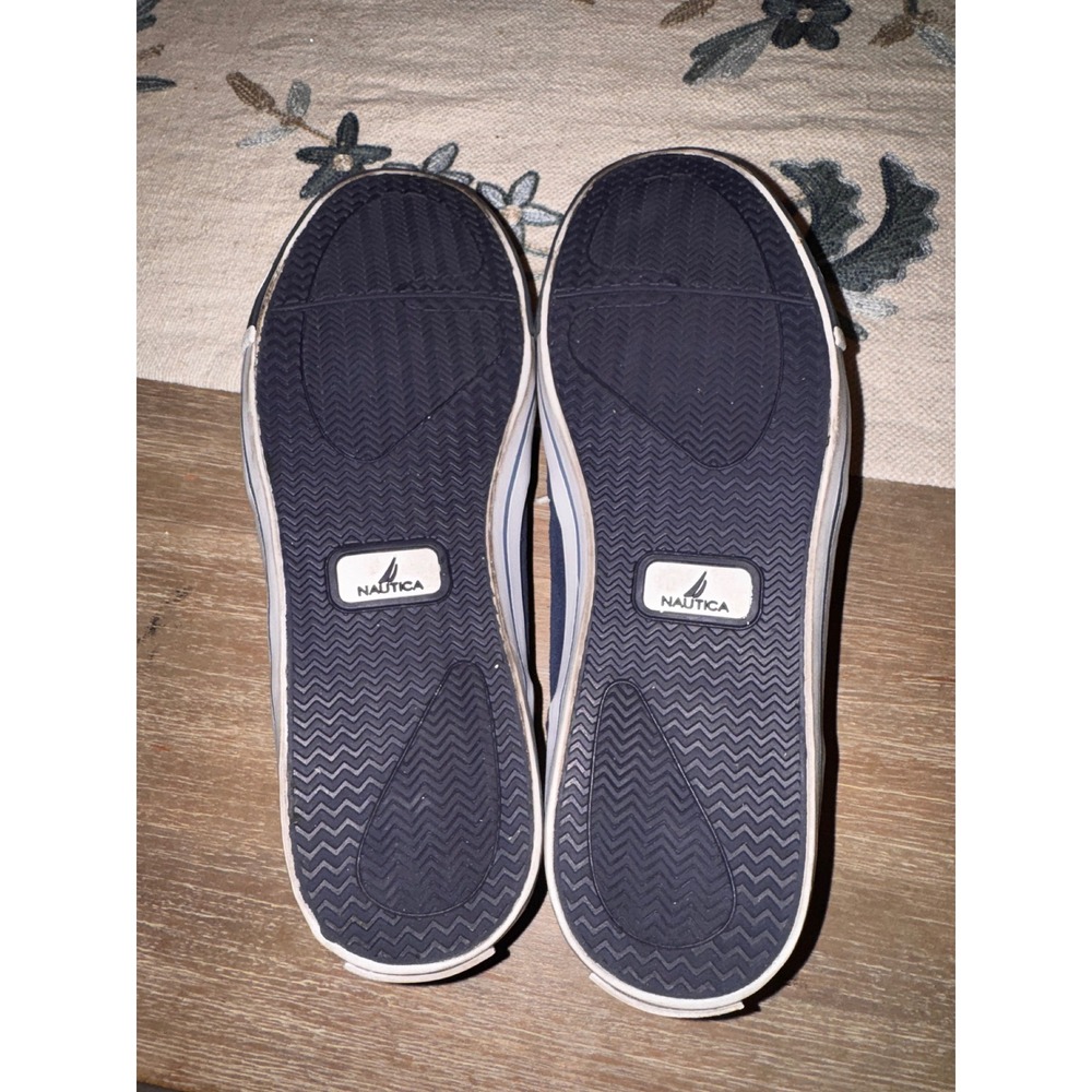 Nautica Mens Navy Suede Boat Shoes Lace Up Size 9 NM238F - Picture 5 of 7